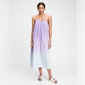 Ombre Halter Maxi Dress
